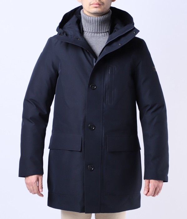 Woolrich フード付きナイロンジャケット M ダークグレー ウールリッチ WOOLRICH MOUNTAIN GTX PARKA メンズ ダウン