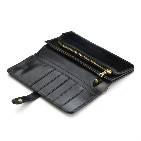 一番の メンズ グレンロイヤル 2つ折り長財布 0001 0002 ブラック 二つ折り長財布 ブライドルレザー メンズ 財布 グレンロイヤル Glenroyal ブラック 財布