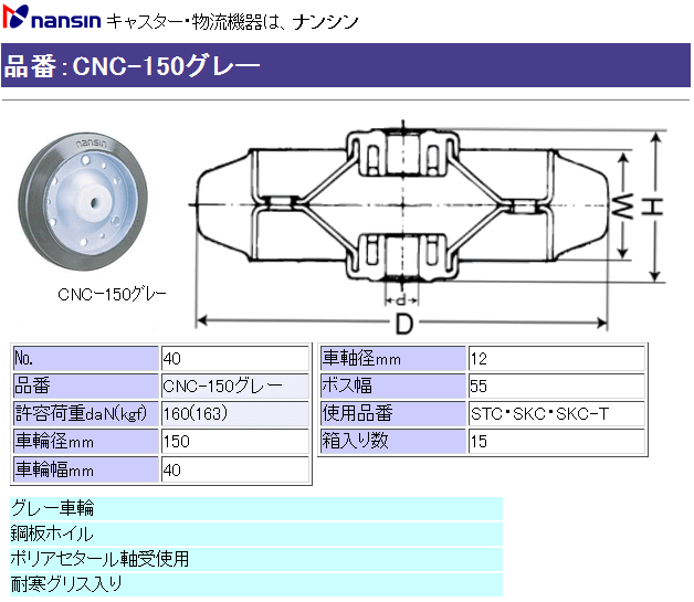 iV LX^[ CNC-150O[ (No.40) Sԗւ̂ ڍ