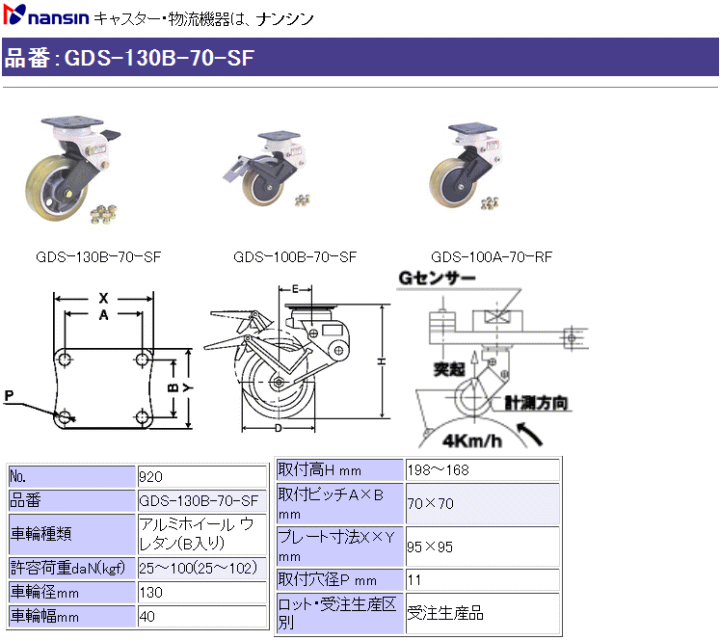 iV LX^[ GDS-130B-70-SF A~zC[ E^(xAO)ԗ Xgbp[t ڍ