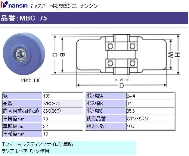 iV LX^[ MBC-75 (No.139) m}[LXeBOiCԗւ̂ ڍ