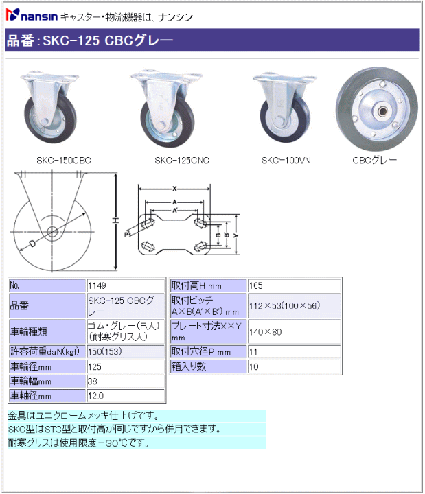 iV LX^[ SKC-125 CBCO[ S(xAO)ԗ ڍ
