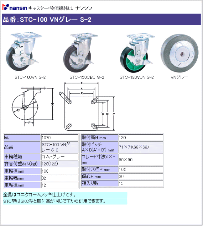 iV LX^[ STC-100 VNO[ S-2 Sԗ Xgbp[t ڍ