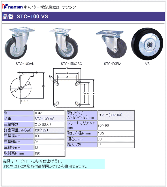 iV LX^[ STC-100 VS S(xAO)ԗ ڍ