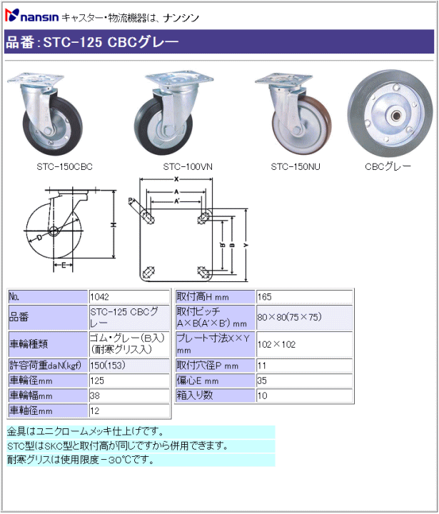iV LX^[ STC-125 CBCO[ S(xAO)ԗ ڍ