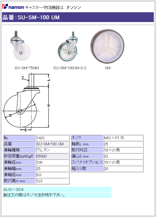 iV LX^[ SU-SM-100 UM E^ԗ ڍ