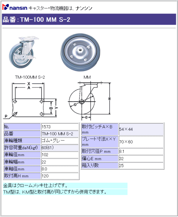 iV LX^[ TM-100 MM S-2 S(O[)ԗ Xgbp[t ڍ