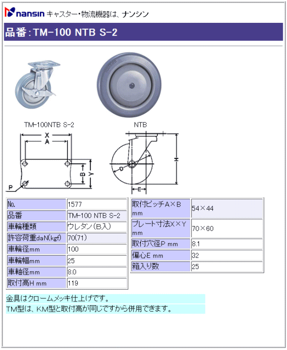 iV LX^[ TM-100 NTB S-2 E^(xAO)ԗ Xgbp[t ڍ
