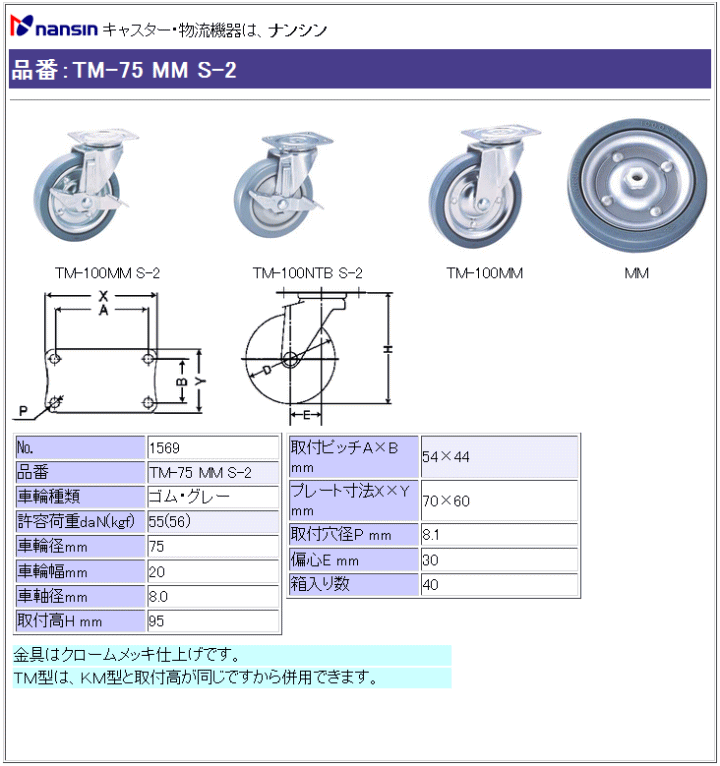 iV LX^[ TM-75 MM S-2 S(O[)ԗ Xgbp[t ڍ