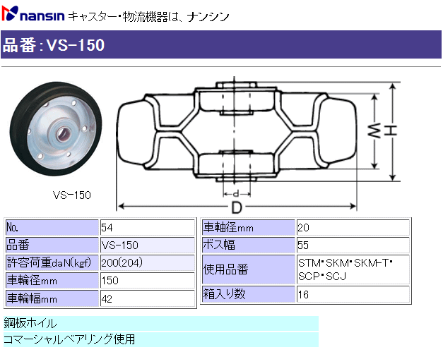 iV LX^[ VS-150 (No.54) Sԗւ̂ ڍ