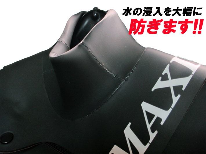 MAXIM マキシム ウェットスーツ セミドライ 5x3.5mm メンズ TIP ZIP