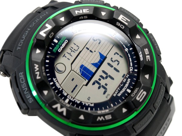 NEW 2012 CASIO PROTREK TUFF SOLAR TRIPLE SENSOR PATHFINDER PRG 250 1B 