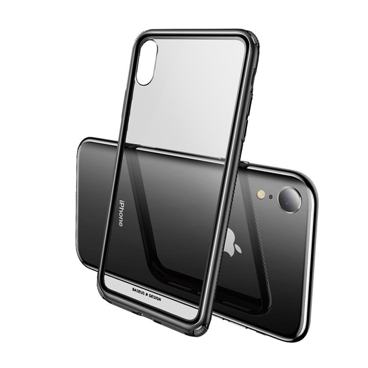iphoneXS,XR,XSMAX,iPhoneケース,Baseus,耐衝撃,スマホケース,耐久性,スリム,シースルーガラス,TPU素材,透明,プラスチック,柔軟,スマホアクセサリー