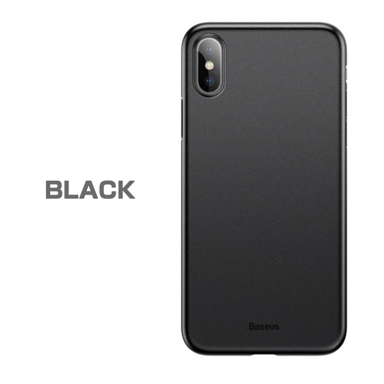 Baseus,iphoneXS,XR,XSMAX,iPhoneケース,最新,半透明,iPhoneカバー,White,BLACK,シンプル,ウイングケース