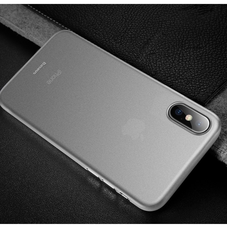 Baseus,iphoneXS,XR,XSMAX,iPhoneケース,最新,半透明,iPhoneカバー,White,BLACK,シンプル,ウイングケース