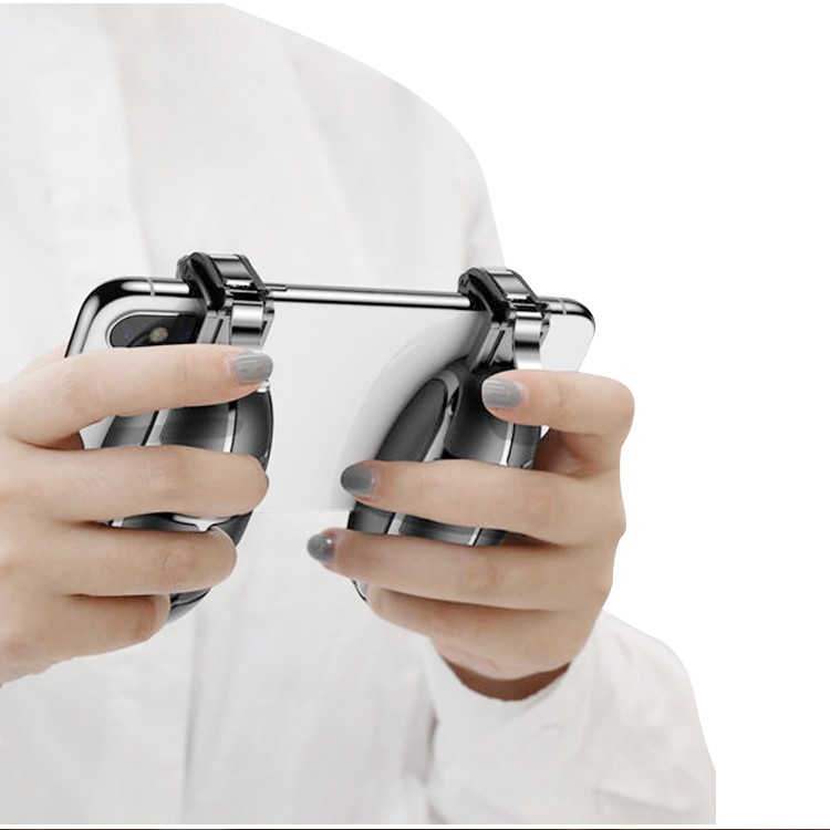 荒野行動,PUBG,コントローラー,ゲームパッド,スマホ,Fortnite,フォートナイト,射撃用押し,Baseus,ベースアス,左右対象,iPhone,Android対応,手榴弾,グレネード