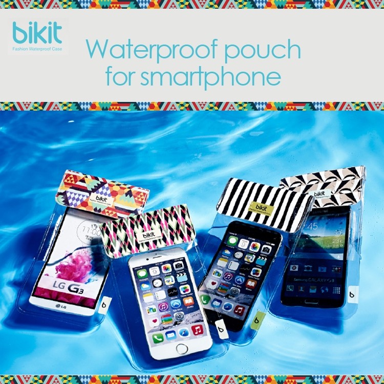 防水,スマホ,iphone,plus,ポーチ,プール,海,bikit,ウォータープルーフ
