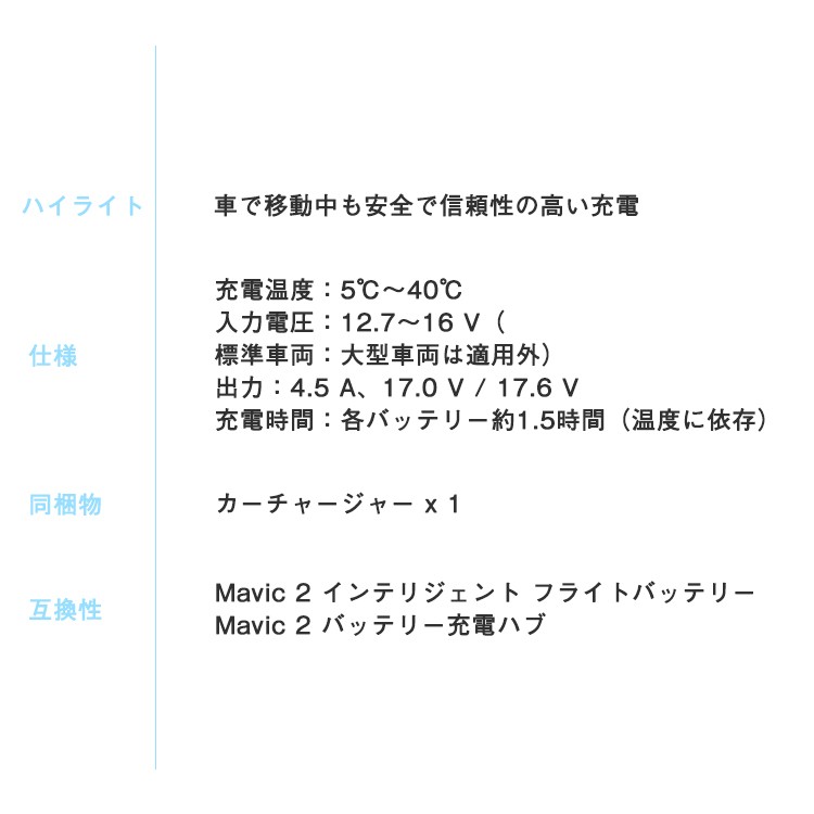 Mavic,2,カーチャージャー,マビック2,ドローン,DJI,4K,P4,4km対応,スマホ操作,ドローンレース,小型,カメラ,ビデオ,空撮,正規品