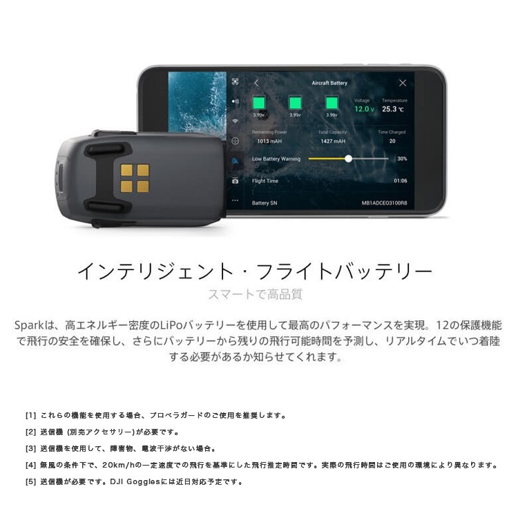 SPARK,スパーク,小型ドローン,DJI,セルフィードローン