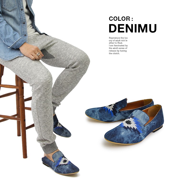 オルテガ刺繍,バブーシュ,ネイティブ柄,ローカット,メンズ,スニーカー,パンプス