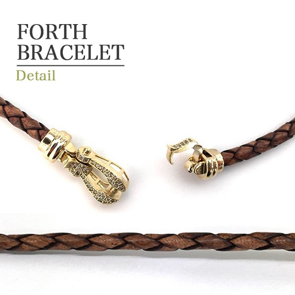 Force10ブレスレット好きにオススメ ファッションブレスレット フォース10 フォースシュー レザー 二連