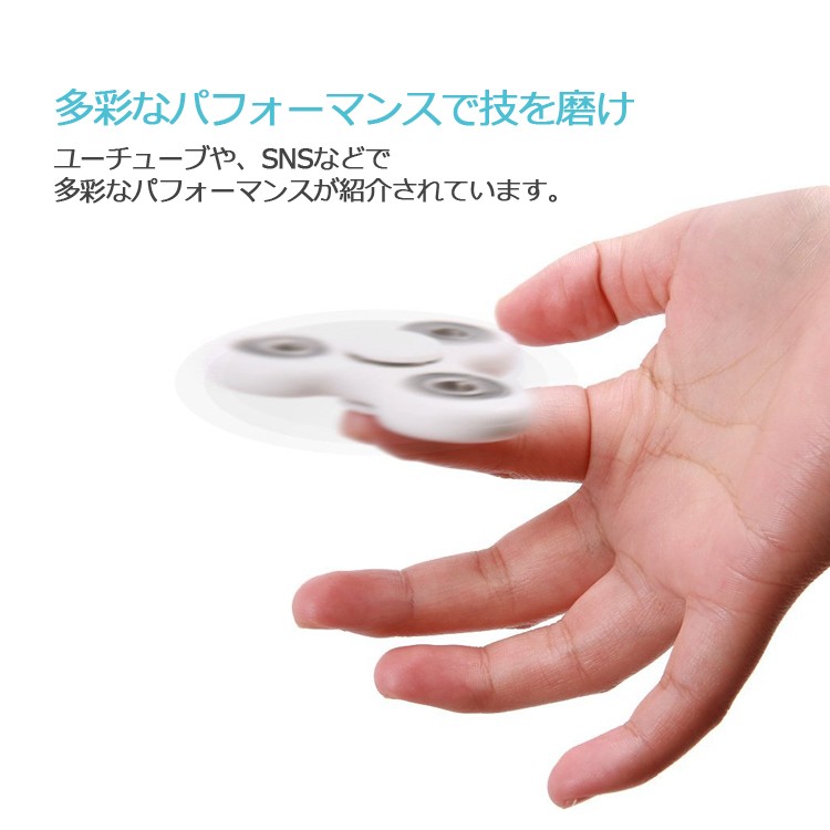 ハンドスピナー,ハンドすぴなー,ストレス解消玩具,Hand,Spinner,Toy,ベアリンク超耐久性,スピード超速い,超長いスピン時間,欧米で凄く人気