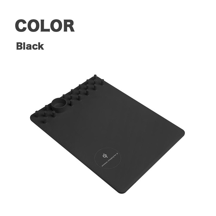 ワイヤレス充電器,マウスパッド,ワイヤレス充電器,iphonex,iphone8,galaxy,note8,Qiレシーバー設置,ワイヤレス充電器,Android,ケーブル,収納,ワイヤレス充電対応,