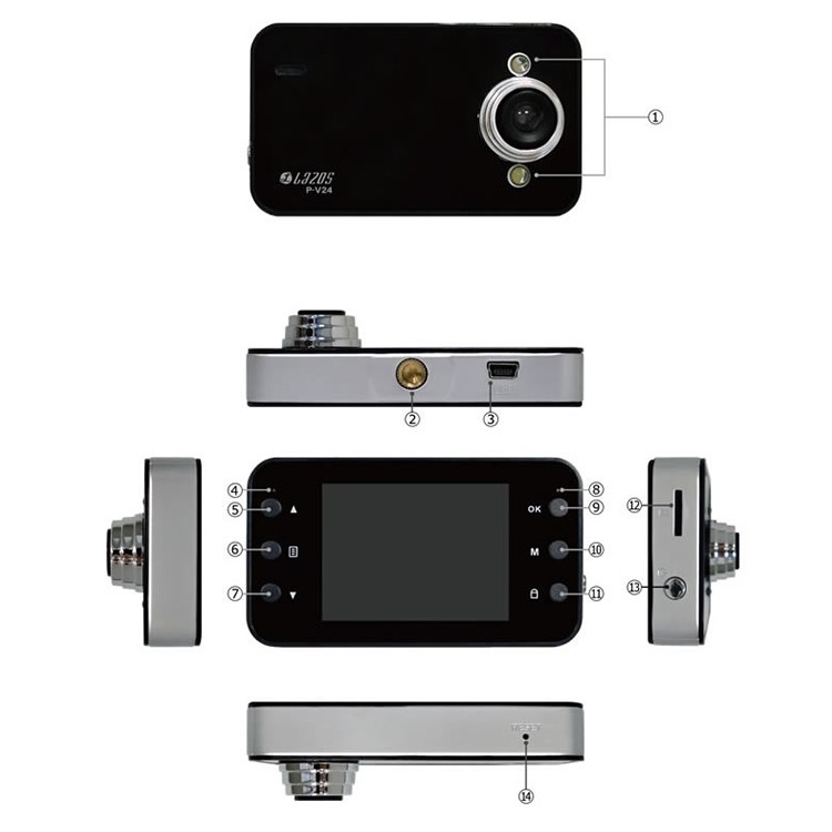 Prove ドライブレコーダー130万画素 CMOSセンサー搭載モデル P-V24