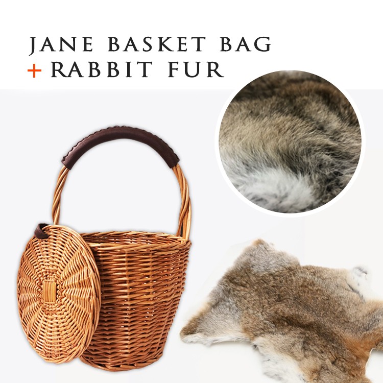 ジェーンバッグ,バケット,かごバッグ,カゴバッグ,バスケット型,蓋付き,バケツ型,バケツバッグ,ファー付き,毛皮,取り外し可能,ママバック,バッグ,モデル愛用,