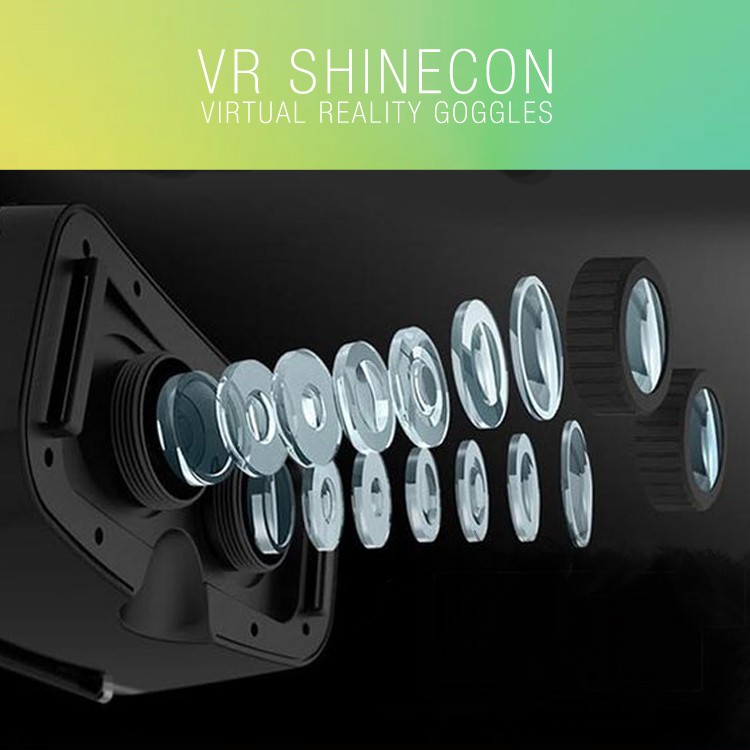 （送料無料）VR ゴーグル スマホ VR SHINECON 3Dメガネ VRシネコン ゲーム 360° 動画 アプリ ギャラクシー iphone6対応 iphone7/7plus iphone6/6s/6plus VRGLASSES
