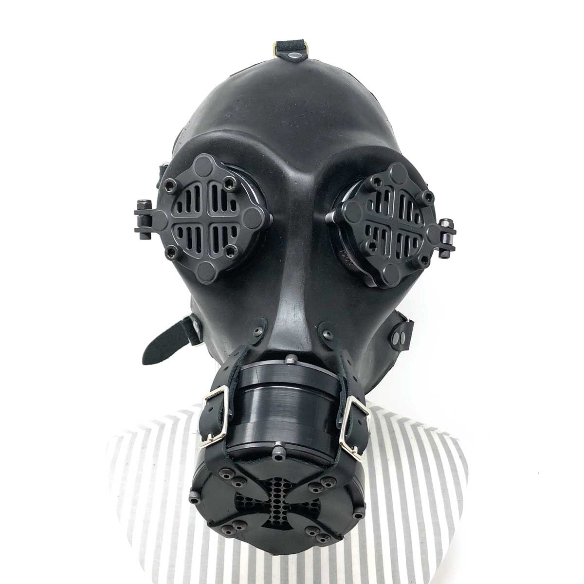 スチームパンク ガスマスク Apocalypse Hardware Gas Mask War Black スチームパンクゴーグル Apocalypse Hardware 東京 高円寺の帽子屋 Manaboo 帽子