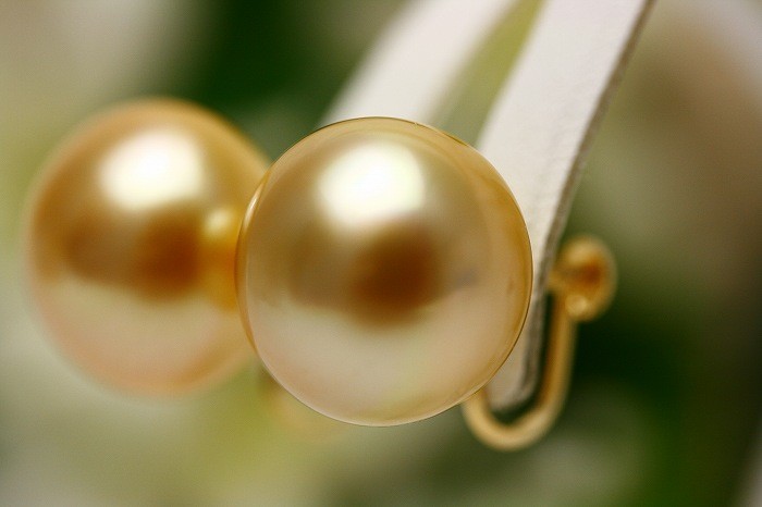 男女饰品,钟表 饰品(女性用) 耳环 珍珠 白蝶珍珠 超大珠16mmサイズの