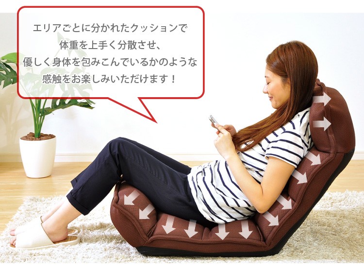 【さらさらメッシュ座椅子【WING.】ウィング