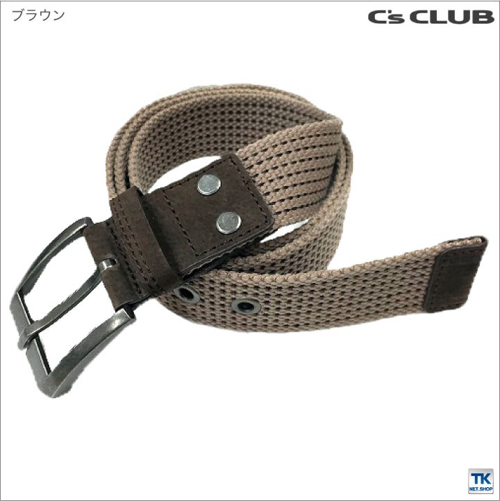 ベルト メンズ 1ピンバックルベルト C'CLUB chusan cs-0318 : スポーツ