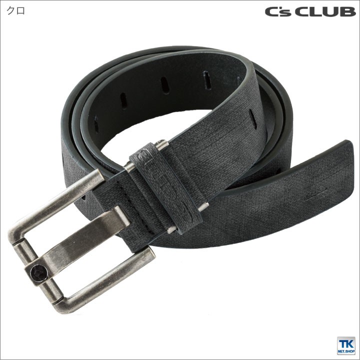 ベルト メンズ アンティークレザーベルト C'CLUB chusan cs-0713
