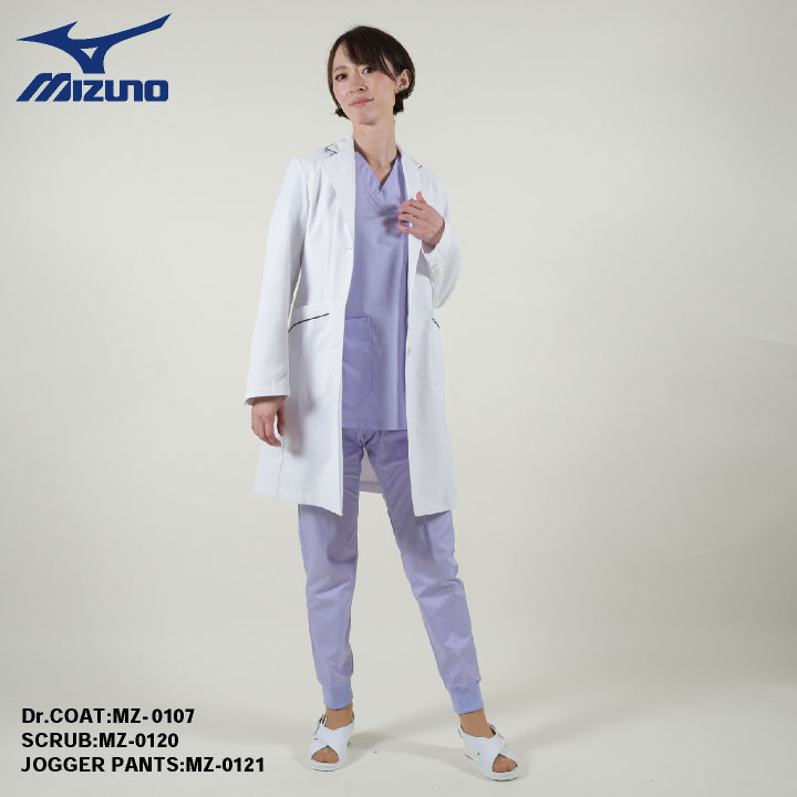 チトセ ミズノ ドクターコート レディース MIZUNO シングル おしゃれ