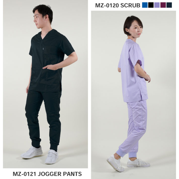 ミズノ スクラブ上下セット スクラブ ジョガーパンツ MIZUNO ストレッチ 半袖 白衣 男性 女性 チトセ スクラブパンツ 春 夏 (即日出荷) ct-mz0120set1-b ミズノ スクラブ上下セット スクラブ ジョガーパンツ MIZUNO ストレッチ 半袖 白衣 男性 女性 チトセ スクラブパンツ 春 夏 (即日出荷) ct-mz0120set1-b