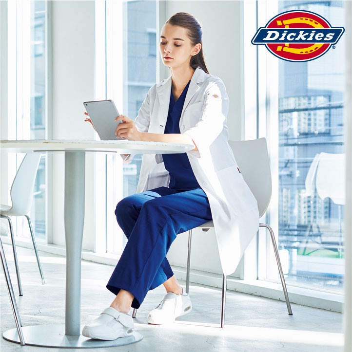 Dickies（ディッキーズ） ドクターコート 白衣 長袖 おしゃれ 女性用