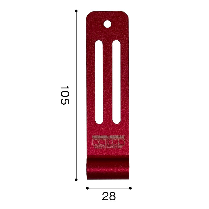 KNICKS ニックス アルミ削り出しシングルベルトループ ALUZ (ネコポス